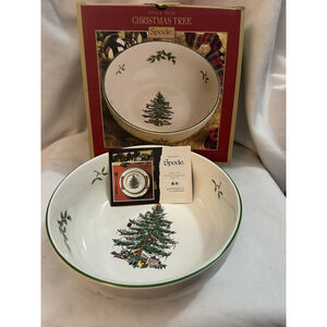 NEW In Box Spode CHRISTMAS TREE Individual Bowl 7" Holly
